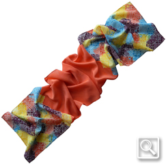 Шелковый шарф Узорный (фото-2)